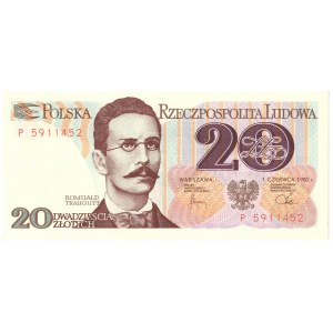 PRL, 20 złotych 1982 P