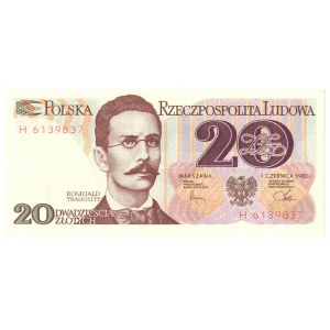 PRL, 20 złotych 1982 H