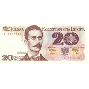 PRL, 20 złotych 1982 A