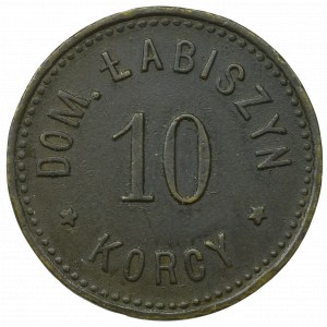 Polska, Łabiszyn, Żeton 10 korcy