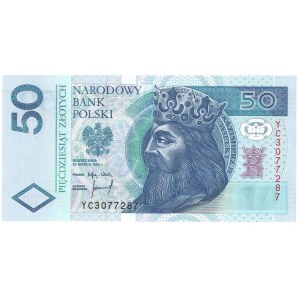 Third Republic, 50 zloty 1994 YC - replacement series