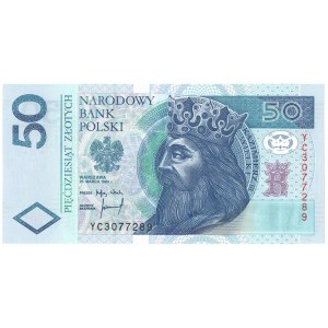 Third Republic, 50 zloty 1994 YC - replacement series