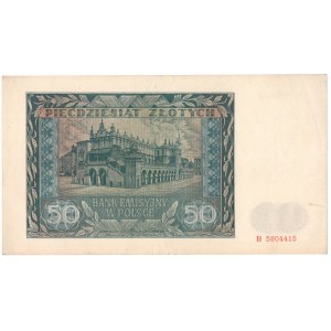 GG, 50 zloty 1941 B