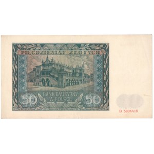 GG, 50 złotych 1941 B