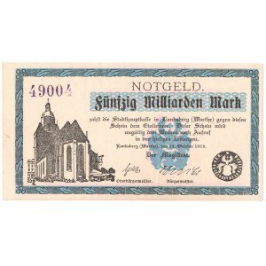 Gorzów Wielkopolski, 50 Milliarden Mark 1923