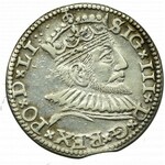 Sigismund III. Vasa, Trojak 1591, Riga - unsignierte Krone mit Apfel