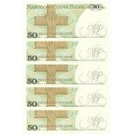 People's Republic of Poland, 50 zloty 1988 - set of 8 pieces