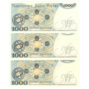 People's Republic of Poland, 1000 gold 1982 - a set of 5 pieces HP and KA Series.