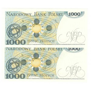 PRL, 1000 złotych 1982 - zestaw 2 egzemplarze KL