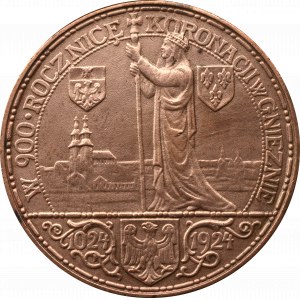 II RP, Medaille zum 900. Jahrestag der Krönung von Bolesław Chrobry