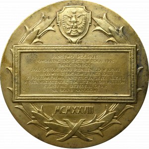 II RP, Medaille zum 100-jährigen Bestehen der Bank von Polen 1829-1929
