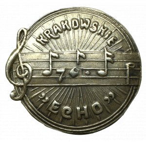 II RP, Legitimation and badge of the Cracow Echo Singing Society