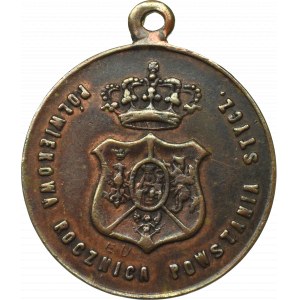 Polska, Medal Półwiekowa rocznica Powstania Styczniowego 1914, nakł. Bernsteina, Unger Lwów