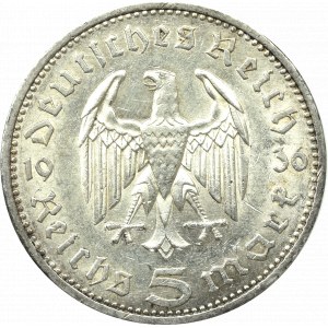 III Reich, 5 mark 1936 Hindenburg A
