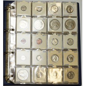 USA, Klaser kolekcja monet (178 egz)