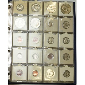 USA, Klaser kolekcja monet (178 egz)