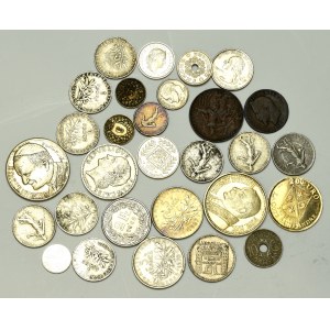 Zestaw monet świata (29 egz)