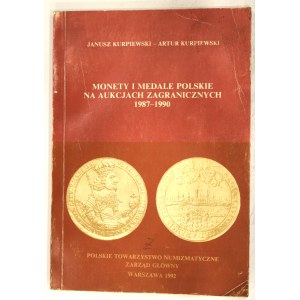 Kurpiewski, Monety i medale polskie na aukcjach zagranicznych 1987- 1990