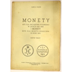 Karol Plage, Monety bite dla Królestwa Polskiego w latach 1815-1864, reprint