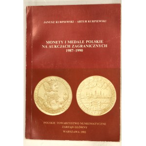 Kurpiewski, Monety i medale polskie na aukcjach zagranicznych 1987- 1990