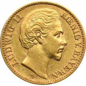 Niemcy, Bawaria, 20 marek 1876 D, Monachium
