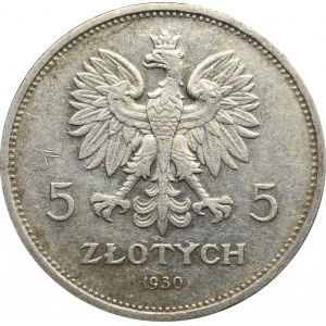 II Rzeczpospolita, 5 złotych 1930 Sztandar