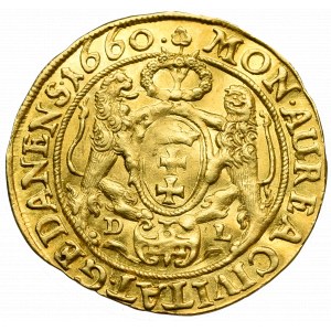 John II Casimir Vasa, Ducat 1660, Danzig