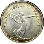 II Rzeczpospolita, 5 złotych 1928 Nike ZZM, Warszawa - NGC MS64