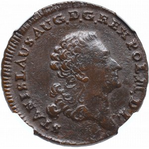 Stanislaus Augustus, 3 groschen 1766 G - NGC AU55BN