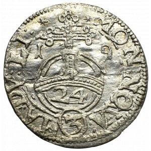 Sigismund III, 1/24 thaler 1619, Vilnius