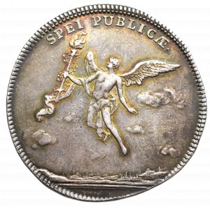 August III Sas, Gulden (2/3 talara) 1747 - gulden zaślubinowy