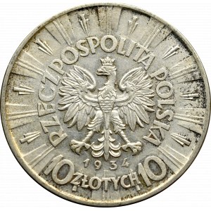 II Republic of Poland, 10 zloty 1934 Pilsudski