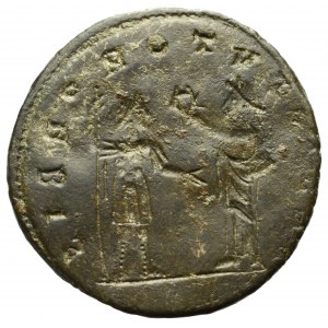 Roman Empire, Aurelian, Antoninian Cyzicus - brockage