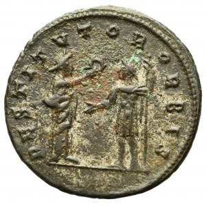 Cesarstwo Rzymskie, Aurelian, Antoninian Kyzikos - rzadkość brockage