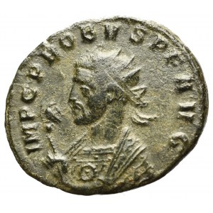 Cesarstwo Rzymskie, Probus, Antoninian Siscia - rzadkość biga