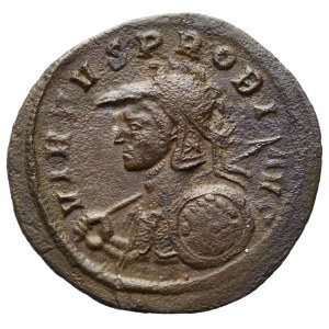 Roman Empire, Probus, Antoninian Ticinum - rare shield