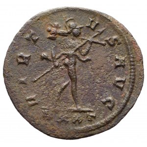 Cesarstwo Rzymskie, Probus, Antoninian Ticinum - rzadkość tarcza typu Parma