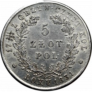 November uprising, 5 zloty 1831