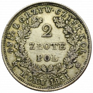 November Uprising, 2 zloty 1831