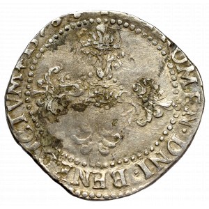 France, Henri III, 1/2 franc 1578, La Rochelle