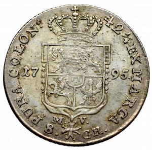Stanislaus Augustus, 8 groschen 1795