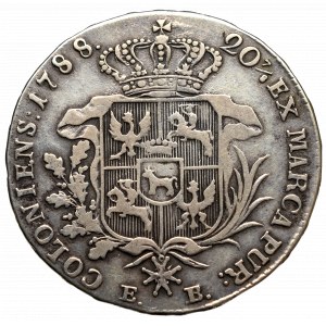 Stanislaus Augustus, Half-thaler 1788