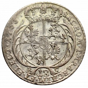Germany, Saxony, Friedrich August II, 18 groschen 1755 efraim