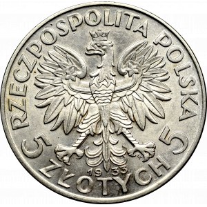 II Republic of Poland, 5 zloty 1933 Polonia