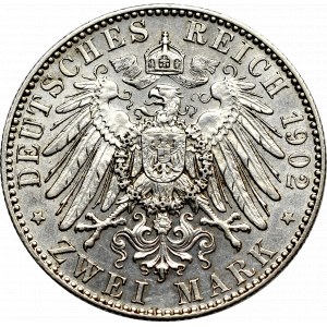 Germany, Saxony, 2 mark 1902