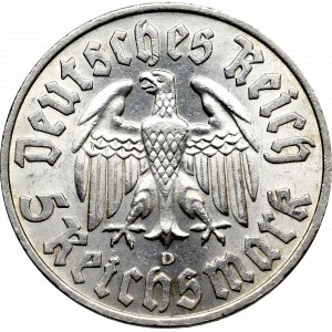 Germany, 5 mark 1933 D, Munich - Luther