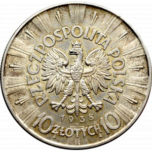 II Republic of Poland, 10 zloty 1938 Pilsudski