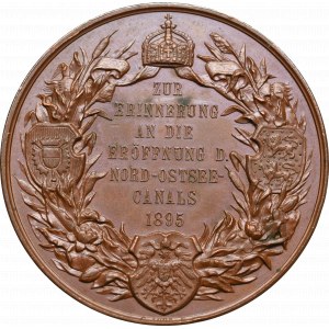 Germany, Medal for opening of Kiel canal 1895