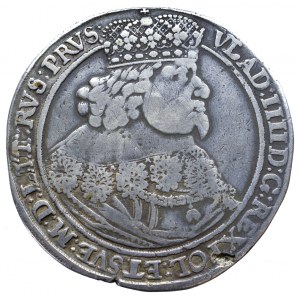 Vladisalus IV, Thaler 1640, Danzig - date overstriked
