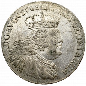 Germany, Saxony, Friedrich August II, 6 groschen 1755, Leipzig